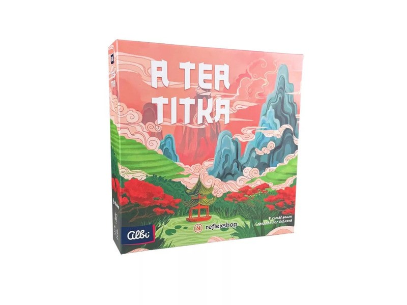 A tea titka társasjáték doboza