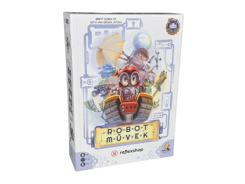 Robot Művek társasjáték - borító