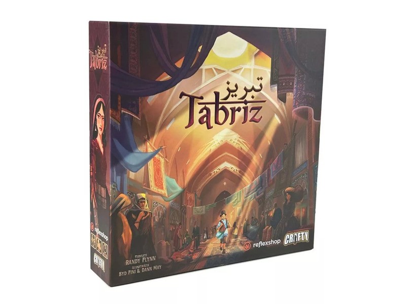 Tabriz társasjáték - doboz és játékelemek