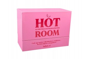 Hot Room társasjáték doboz és játékelemek