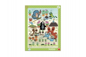 Puzzle 40 db - Kisvakond a kertész kép