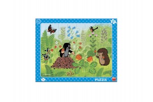 Puzzle 40 db — Kisvakond és az eperszemek
