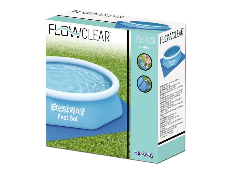 Bestway négyszög medence fólia alátét 244x244 cm