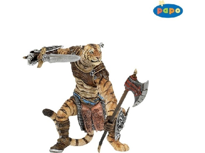 Papo tigris harcos figura 38954 — részletgazdag