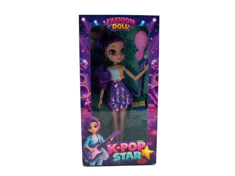 K-pop lány baba 27 cm, 3 féle