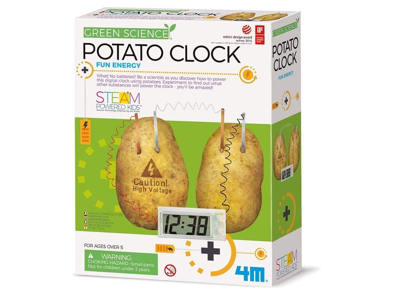 4M krumpli óra készlet — elem nélküli asztali óra