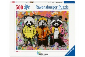 Puzzle 500 db - Szőrös haverok