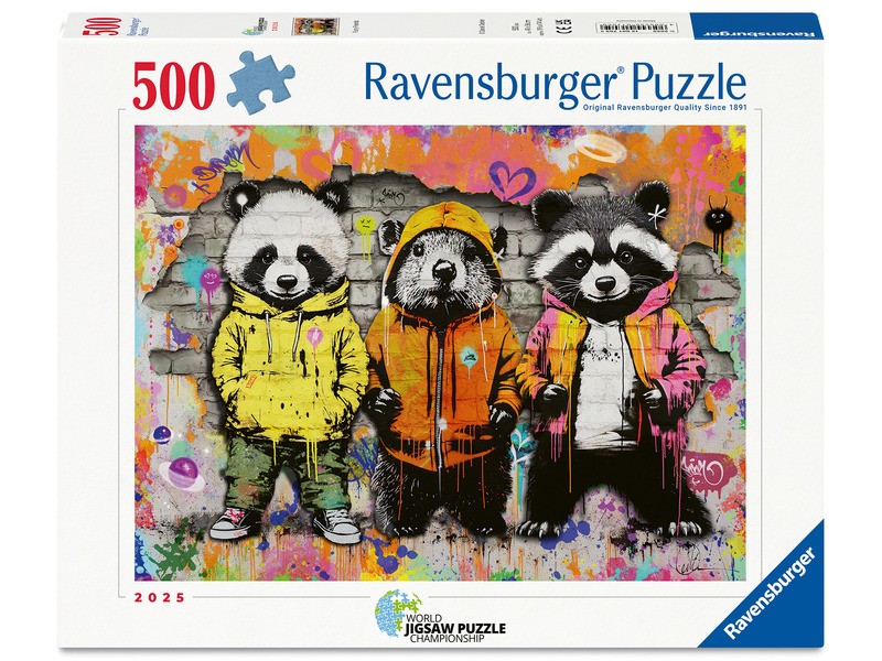 Puzzle 500 db - Szőrös haverok