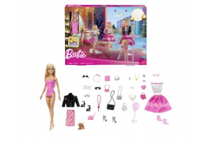 Barbie Fashionista adventi naptár doboz és meglepetések