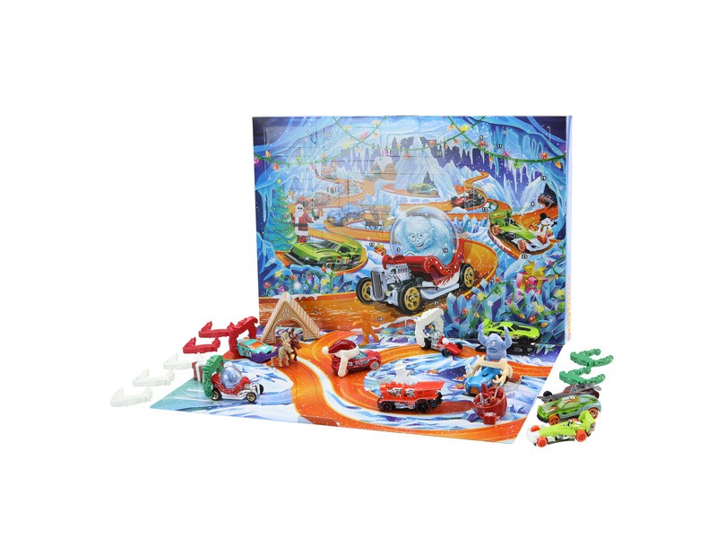 Hot Wheels adventi naptár - 24 kisautó