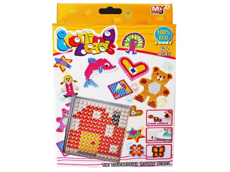 Vasalható gyöngykészlet 4 féle - sablonnal