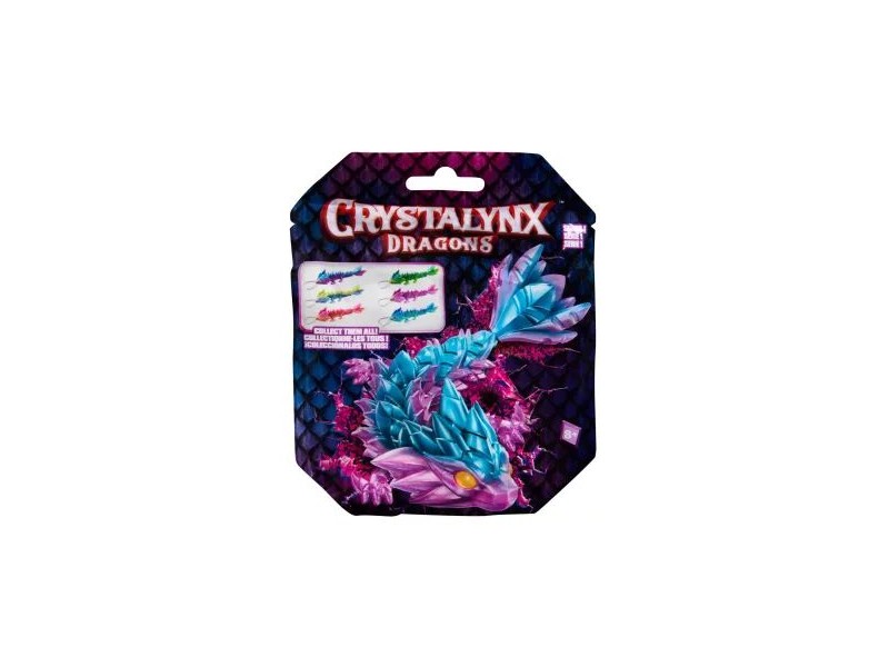CrystaLynx kicsi sárkány táskadísz 15,2 cm