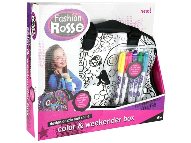 Kifesthető kézitáska filctollakkal