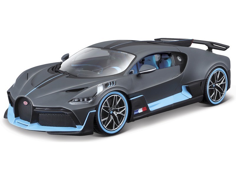 Bburago Bugatti Divo 1:18 - fekete-kék, 24,5 cm