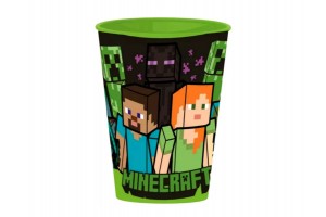 Műanyag Minecraft kispohár, 260 ml