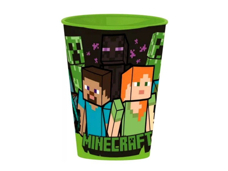 Műanyag Minecraft kispohár, 260 ml