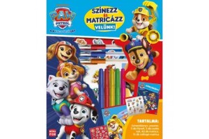 Mancs Őrjárat színező és matricacsomag