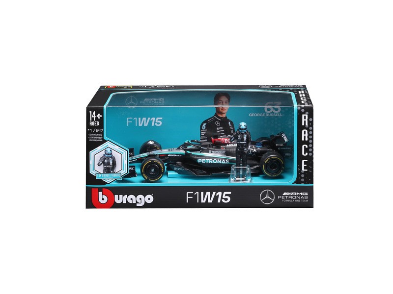 Bburago 1/24 MB AMG W15 Russel - modellautó