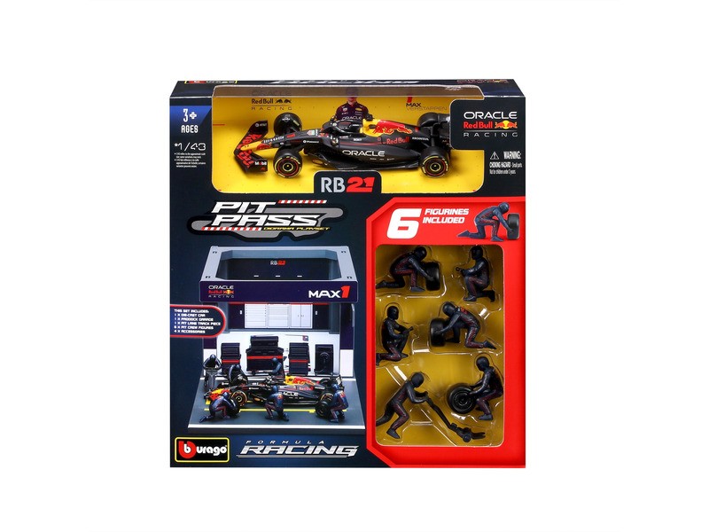 Bburago 1/43 Red Bull RB21 - Verstappen modell