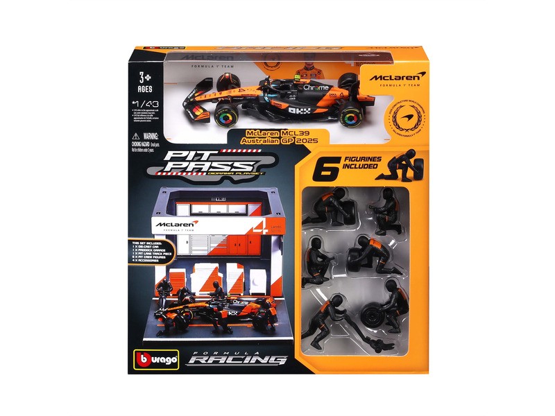 Bburago 1/43 McLaren MCL38 (Norris) - Pit modell