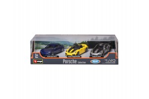 Bburago 1/43 Porsche kollekció, 3 db