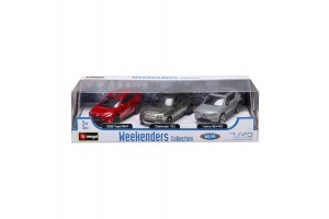 Bburago 1/43 családi autó kollekció - 3 db