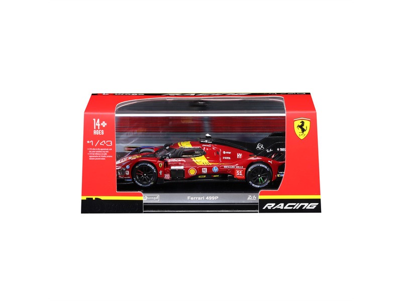 Bburago 1/43 Ferrari 499P Leman versenyautó makett