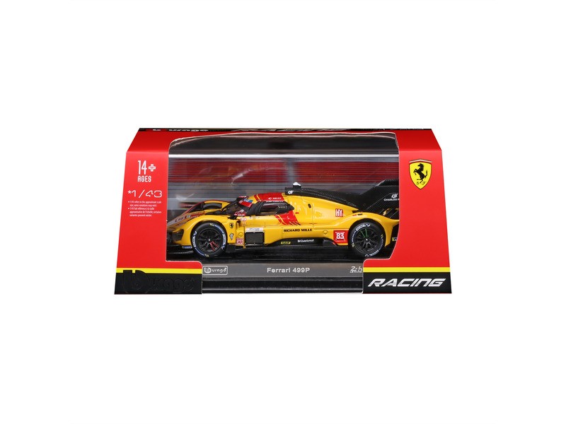 Bburago 1/43 Ferrari 499P -83 modellautó (Le Mans)