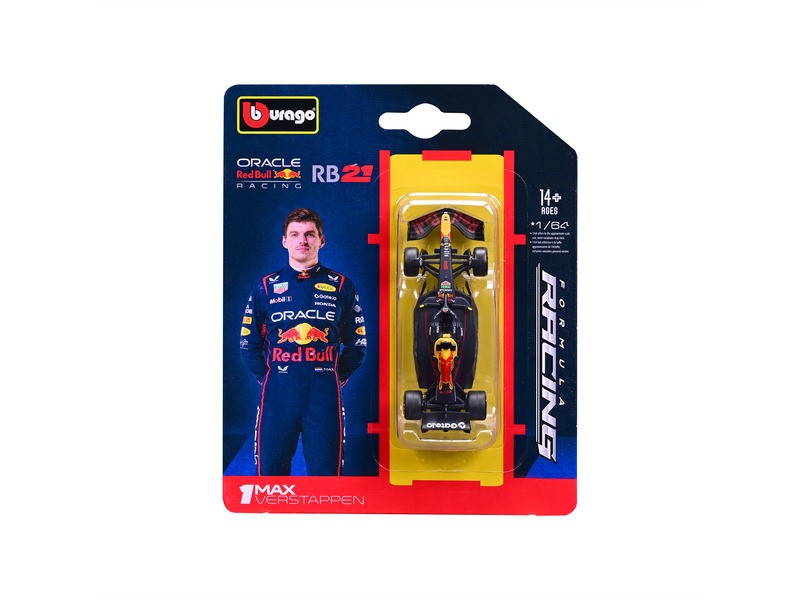 Bburago 1/64 Oracle Red Bull RB21 - Verstappen