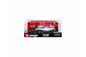 Bburago 1/18 Oracle Red Bull RB21 - Verstappen modell