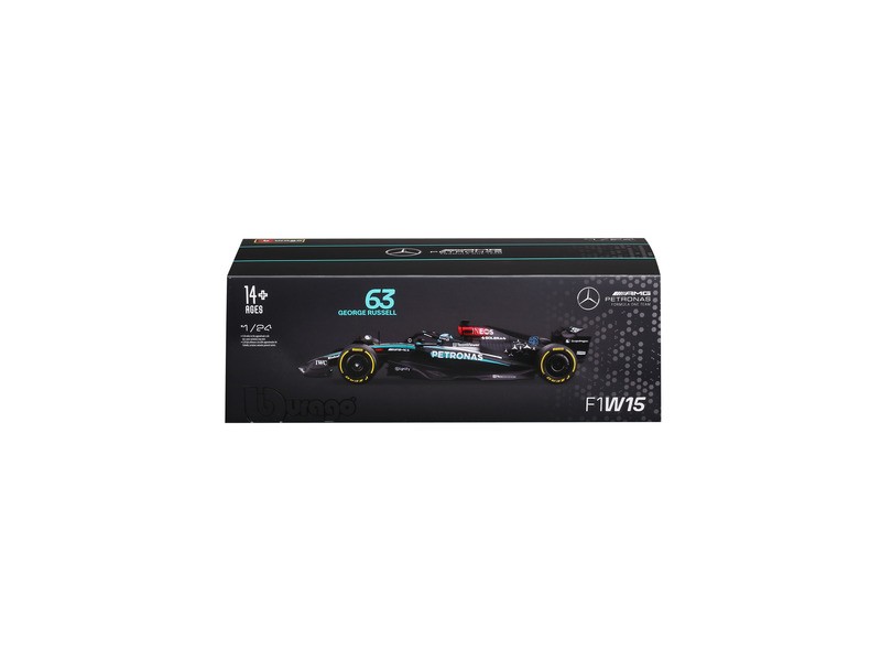 Bburago 1/24 MB AMG W15 Russell sisak modell