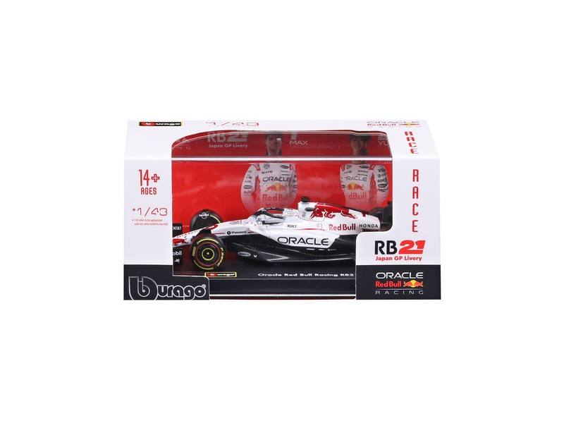 Bburago 1/43 Red Bull RB21 (Verstappen) Japan Livery