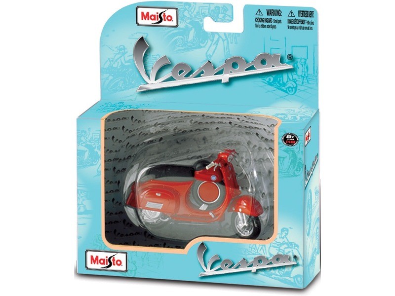 Maisto 1/18 Vespa robogó — több színben