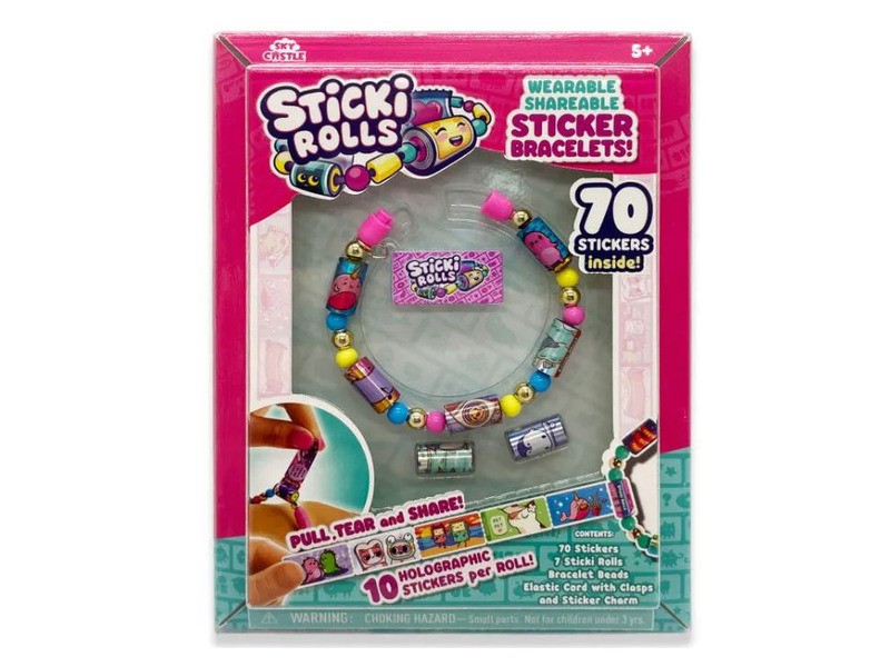 Sticki Rolls matricás karkötő — letéphető matricákkal