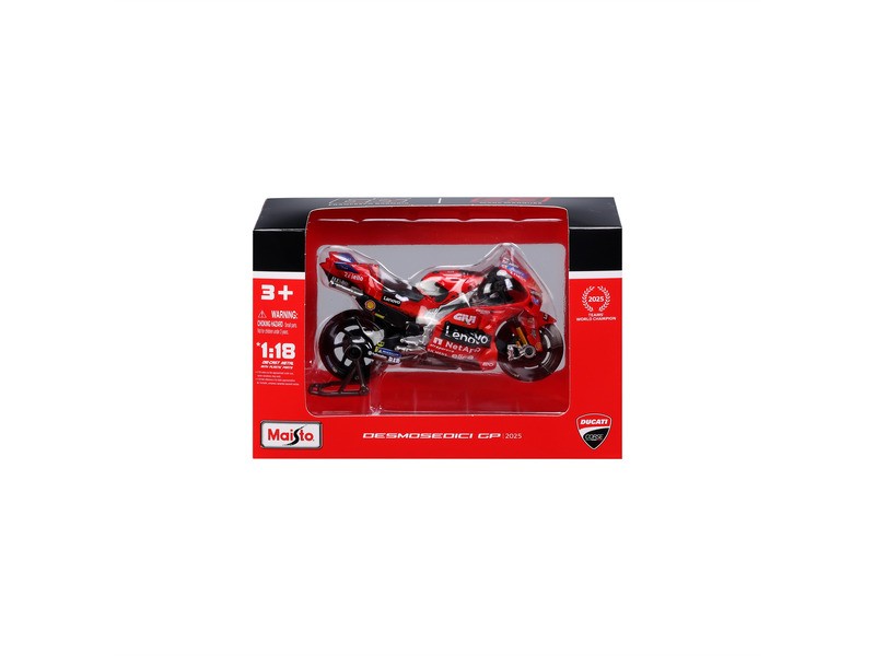 Maisto 1/18 Ducati Lenovo Team 2025 modell