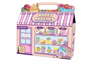 Puffy Pouches Pufi charm design szett - Kávézó