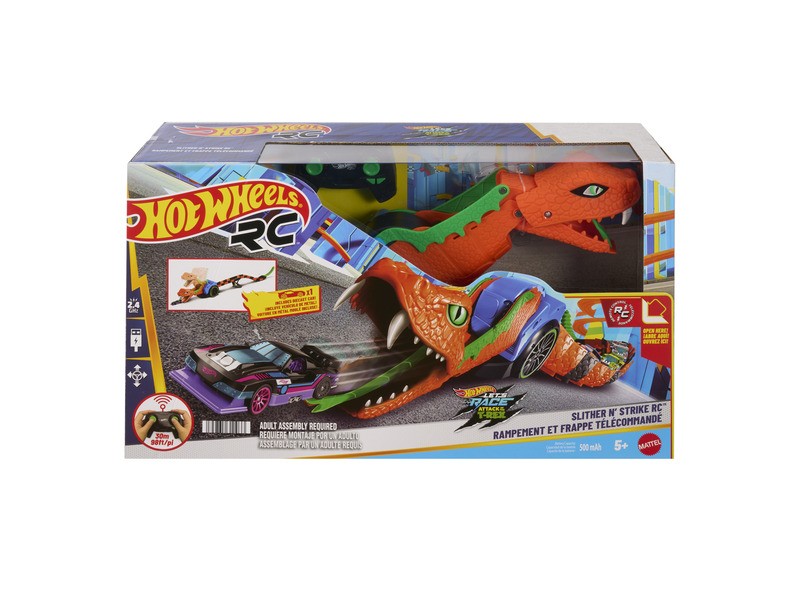 Hot Wheels távirányítós autókilövő kígyó