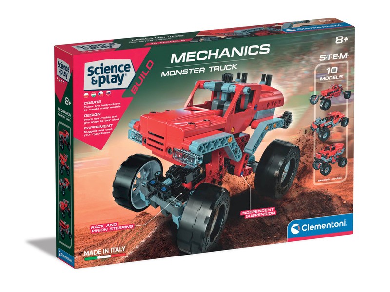 Clementoni Mechanics Monster Truck építőjáték