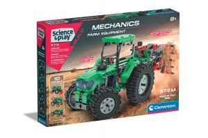 Clementoni Mechanics traktor építőkészlet