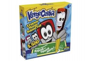 Kergecerka társasjáték - óriás ceruza és kártyák