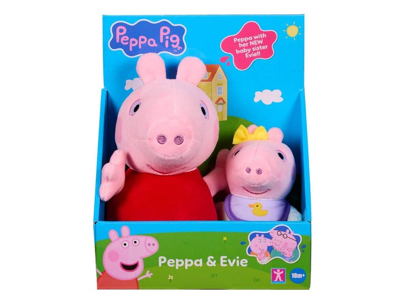 Peppa és babamalac plüssfigura szett