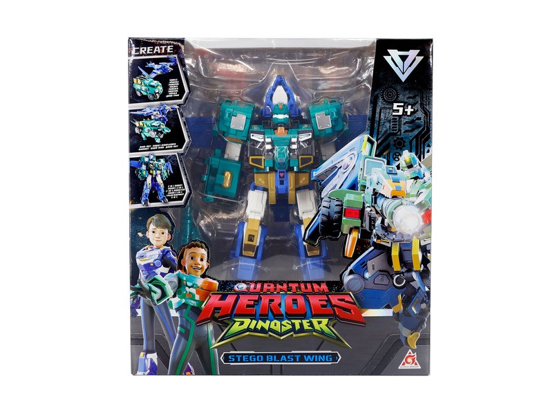 Dinoster - Átalakítható Robot Stego Blast Wing játék