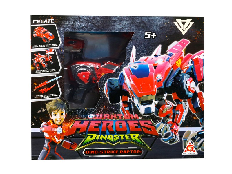 Dinoster 4az1ben Strike Raptor – átalakuló dinó-robot
