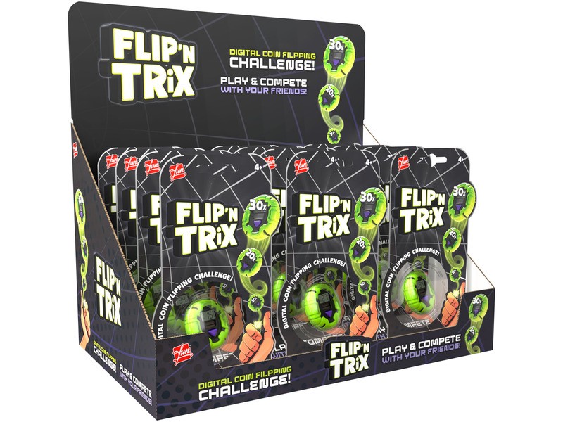 Flip'n' Trix ügyességi játék – a doboz részletei
