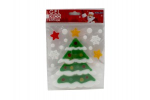Karácsonyi Gel Deco matrica 15x15 – többféle minták