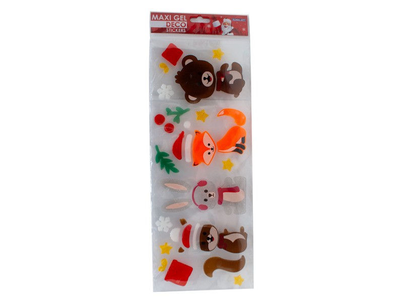 Karácsonyi MaxiGel matrica 15x37 cm