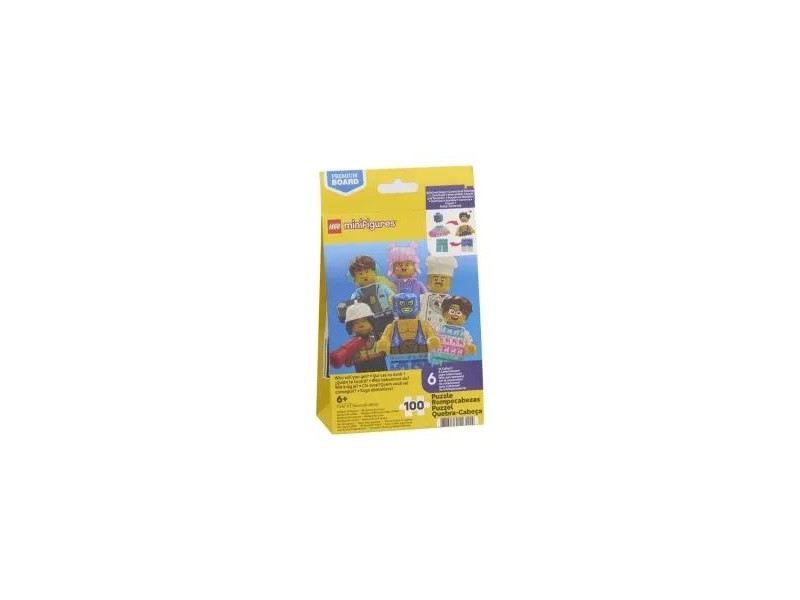 Lego minifigura 100 db-os puzzle - részletgazdag grafika