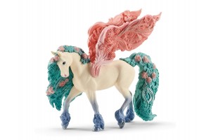 Schleich bayala virágos pegazus figura, szárnyas ló