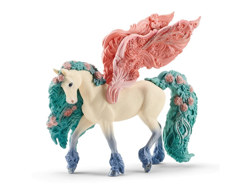 Schleich bayala virágos pegazus figura, szárnyas ló