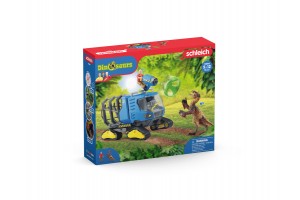 Schleich gumitalpas jármű SLH42604 - dinoszaurusz játékszett